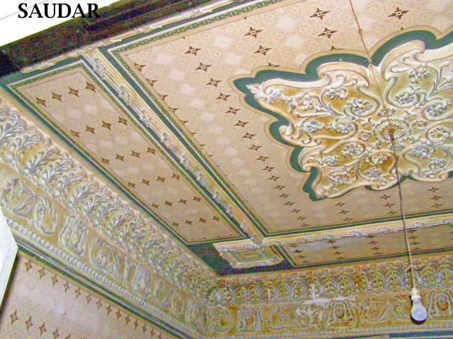 EDIFICIOS Y ESPACIOS SINGULARES - EDIFICIOS Y ESPACIOS SINGULARES. Detalle de unos de los techos de la Camara Agraria Local de J�dar