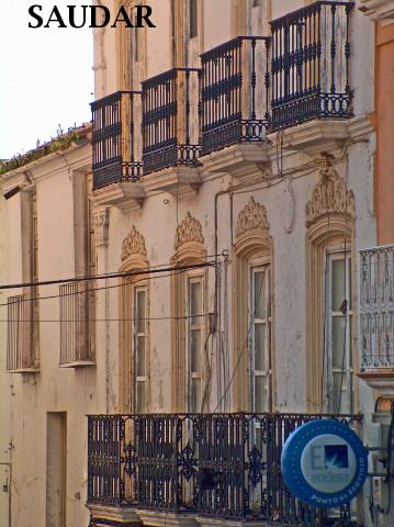 EDIFICIOS Y ESPACIOS SINGULARES - EDIFICIOS Y ESPACIOS SINGULARES. Detalle de la fachada de la Casa de Los Mesa de Jdar