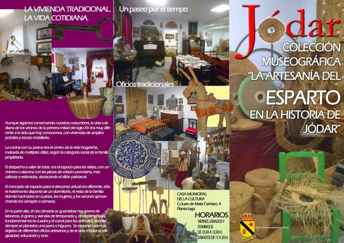 COLECCIN MUSEOGRFICA "LA CULTURA DEL ESPARTO EN LA HISTORIA DE JDAR". HORARIOS - . 